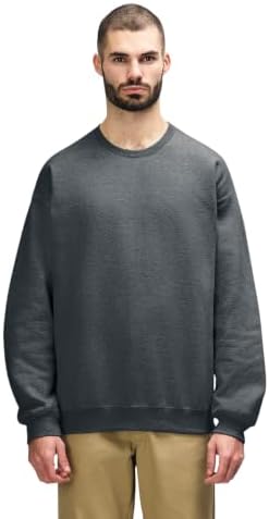 Port & Company Core Fleece Crewneck Sweatshirt Ash at Amazon Men's